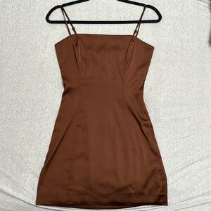 Aritzia Sunday Best Satin Dress